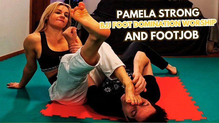 Martial Fetish - Pamela Strong bjj foot domination worship and footjob