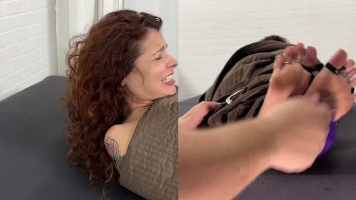 Ticklishchicks - Wrapping Ginary Up and Tickling Her Feet Until She Breaks Free