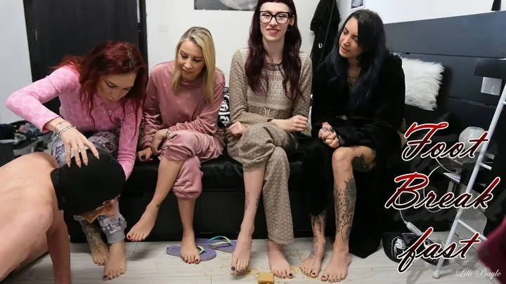 Lilli Bayle Domination Lifestyle - LILLI BAYLE - FOOT BREAKFAST - WITH SCARLET, AMARENA & SAMANTHA