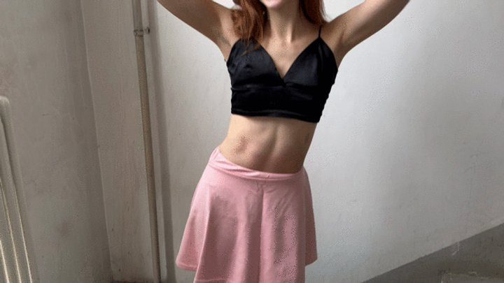 Housebeautyheels - Girl in nylon tights He steps on the fruit with his feet, Her toes are covered with fruit juice