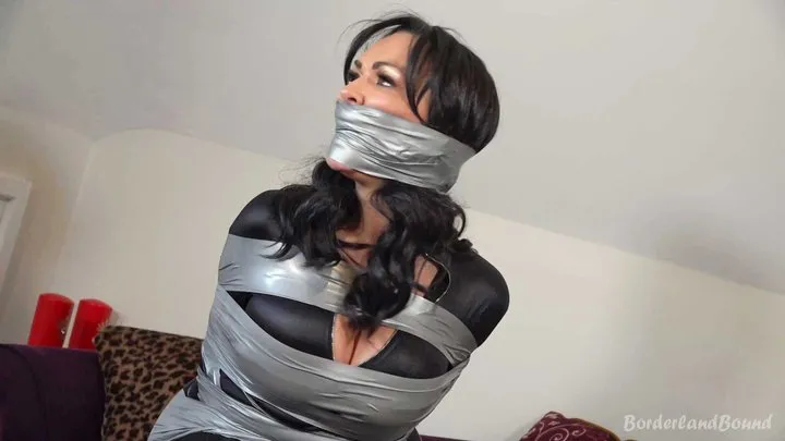 Borderland Bound - Scarlett Rose in: Ultra-Feisty Goings on Indeed During THAT Robbery: Double Crossed CatBurglar Keeps Getting More Tape the More She Resists! (4K)