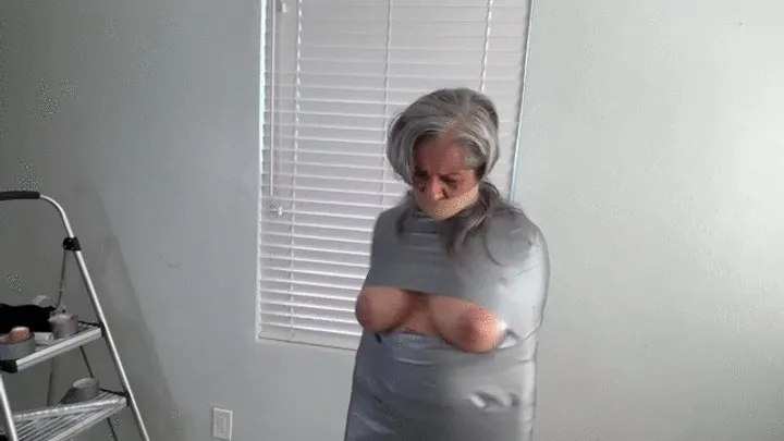Luna Darling Bondage - Mummified and Thoroughly Gagged in the Empty House, Pt 2
