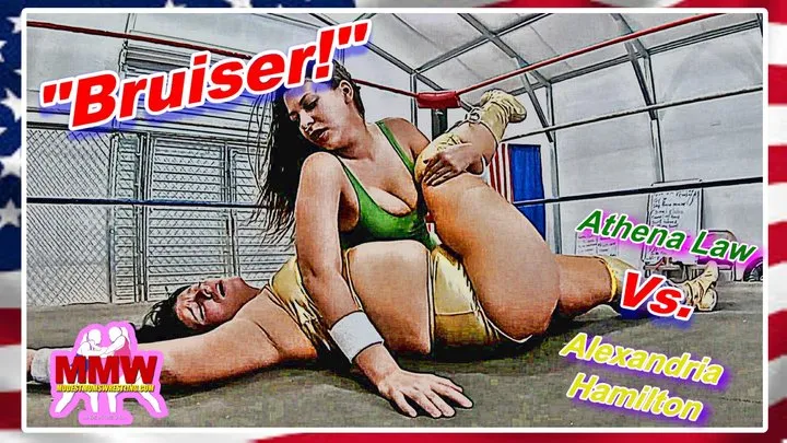 Modest Moms Wrestling - Bruiser! WMV