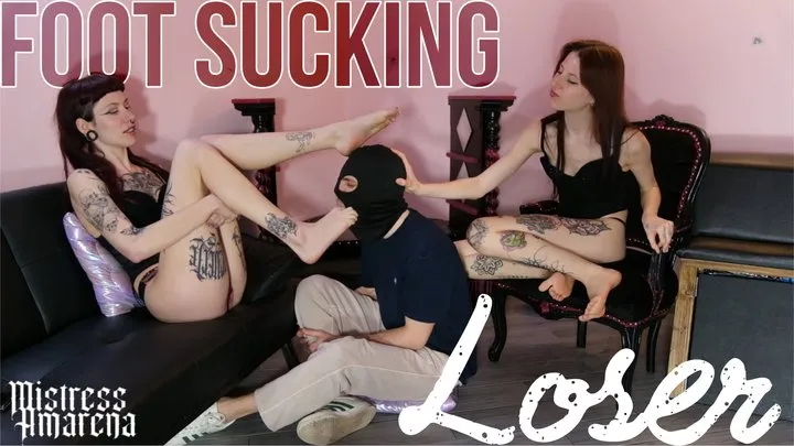 Mistress Amarena - Foot Sucking Loser