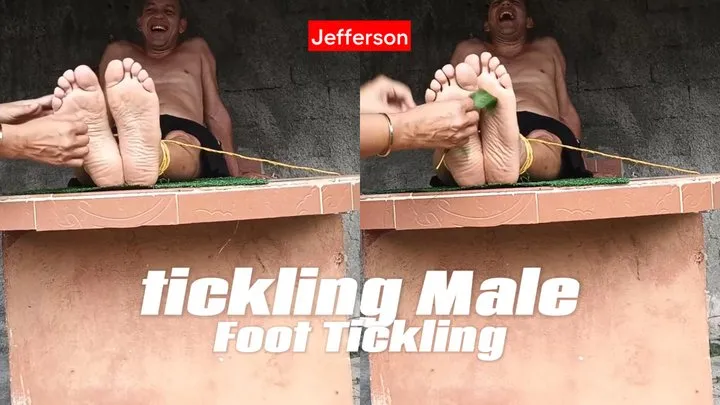Goddess Foot Fetish - Woman ties up a man and tickles his feet (T)