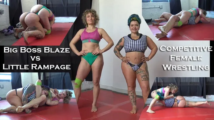 Doom Maidens Wrestling - Blaze vs Little Rampage: Competitive Female Wrestling (March 2026)