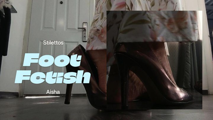 Goddess Foot Fetish - I model my beautiful feet in stiletto heels (8)