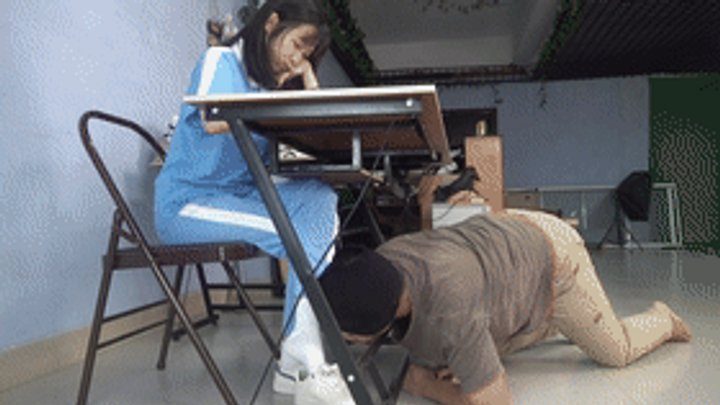 Asian Feet Goddess Worship - Pantene Goddess stomps and humiliates, stomping on a cock!