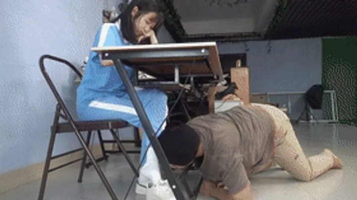 Asian Feet Goddess Worship - Pantene Goddess stomps and humiliates, stomping on a cock!