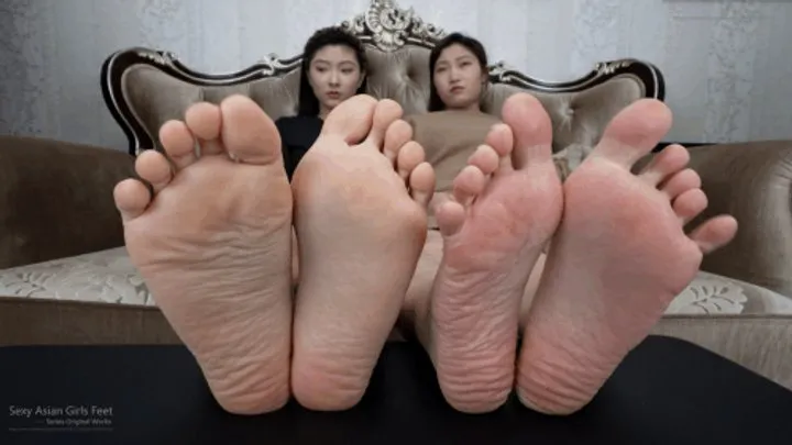 Sexy Asian Girls Feet - Asian girls NaNa and Xiaocai showcase their four sexy feet2 4K