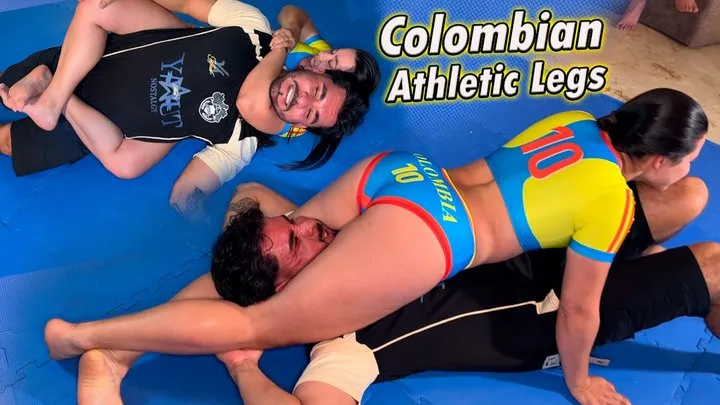 Kink Sports - Estefania vs Eider - Athletic Colombian Debuts in Preparation for the World Bikini Wrestling Cup