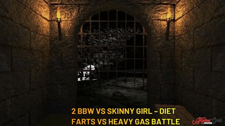 Karina Cruel Farting  Enema - 2 BBW VS SKINNY GIRL - DIET FARTS VS HEAVY GAS BATTLE - TURBINADA - CLIP 1 - NEW APRIL 2026