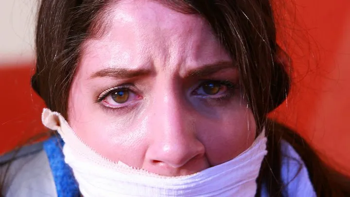Dominic Wolfe's Gagged Beauties - Arielle is an ANGRY, Toe-tally Mummified, Sock gagged & Frustrated as Fuck Fuming Mad Babysitter! *RE ENCODE 2025 *NEW PREVIEW*