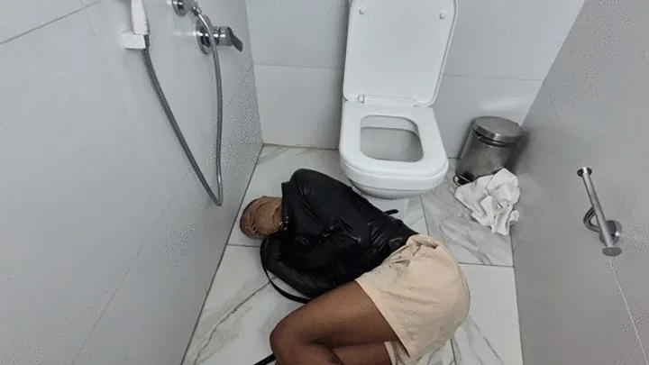 Fart In Brazil - A cruel Ariel farting on the slave in the unsanitary bathroom - Full Clip