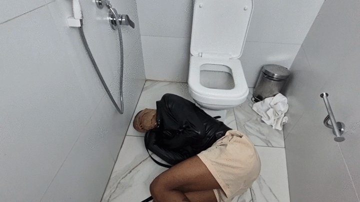 Fart In Brazil - A cruel Ariel farting on the slave in the unsanitary bathroom - CLIP 1