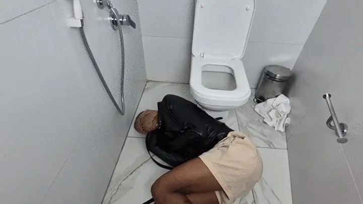 Fart In Brazil - A cruel Ariel farting on the slave in the unsanitary bathroom - CLIP 1