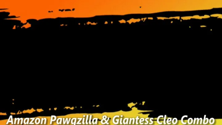 B C Tickle And Fetish - Amazon Pawgzilla & Giantess Cleo Combo (Small)