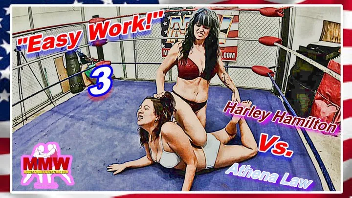 Modest Moms Wrestling - Easy Work! 3