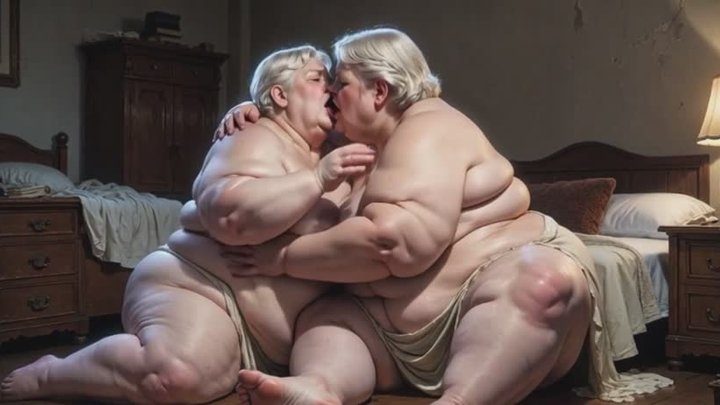 Your Best Fantasy - SSBBW Foot Licking Fetish - One Fat Girl Worships the Other's Feet