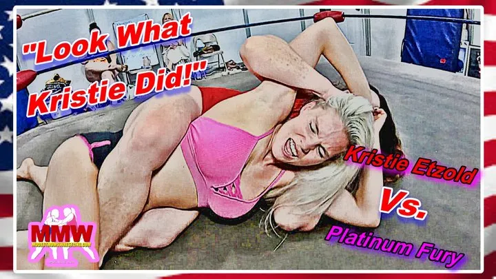Modest Moms Wrestling - 'Look What 'Kristie Did! WMV