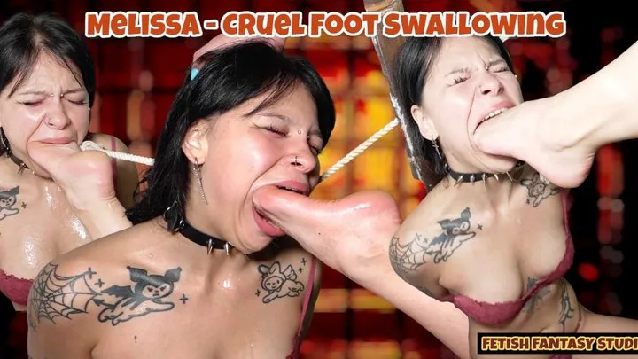 Fetish Fantasy Studio - Melissa - Cruel Foot Swallowing (FULL HD MP4)