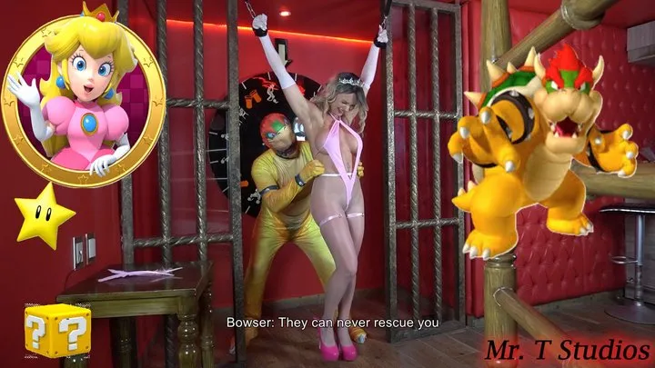 Mr T Studios - Princess Peach tickled by Bowser