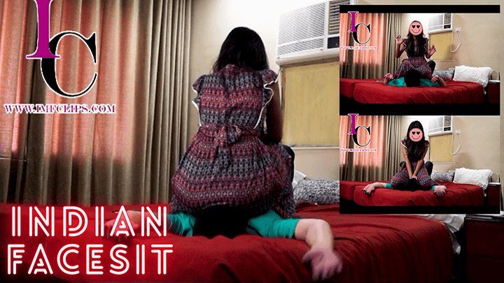 Indian Mistress Femdom - Indian Full Weight Facesitting and Bouncing