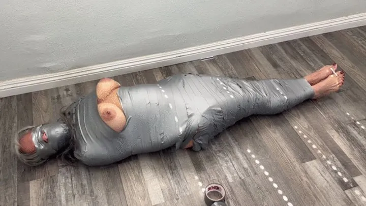 Luna Darling Bondage - Mummified and Thoroughly Gagged in the Empty House, Part 5