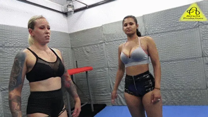 Antschas Wrestling And Fetish Store - Anett vs Calissa