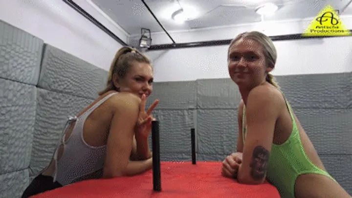 Antschas Wrestling And Fetish Store - Armwrestling Ginger vs Julianna