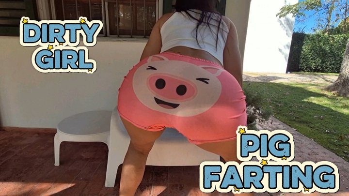 Alessiialove - Stinky little Pig farting dirty