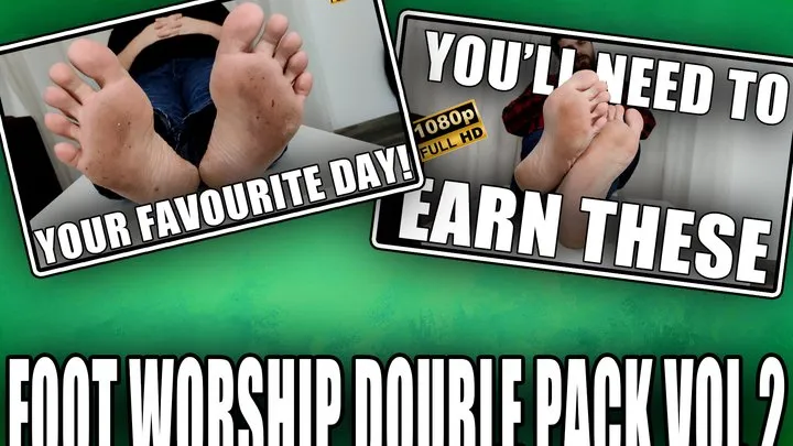 Kingdom Pictures - Foot Fetish Double Pack Vol 2 - Full HD 1080p - KingMarti