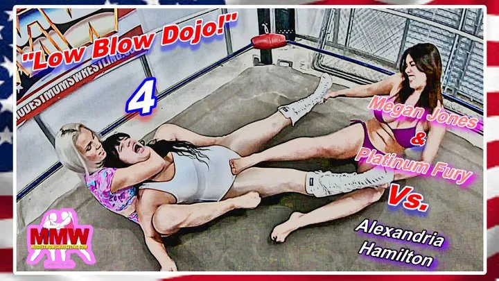 Modest Moms Wrestling - 'Low Blow Dojo! 4