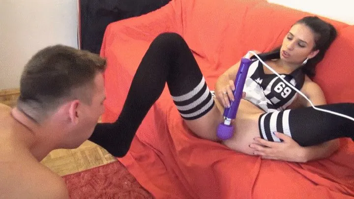 Magyar Mistress Mira - KINKY PRISON - FOOT DEEPTHROAT WITH MULTIPLE ORGASMS - MERCILESS FOOTGAGGING PUNISHMENT