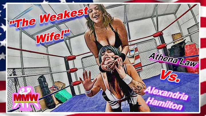 Modest Moms Wrestling - The Weakest Wife!