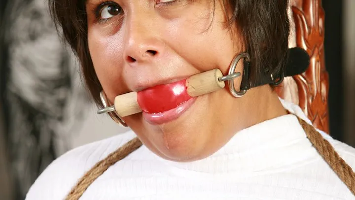 Dominic Wolfe's Gagged Beauties - Samantha Milan is Pantyhose clad Babysitter gets her own *Time Out* Tightly Bound, Tightly Gagged! *RE ENCODE 2025* NEW PREVIEW