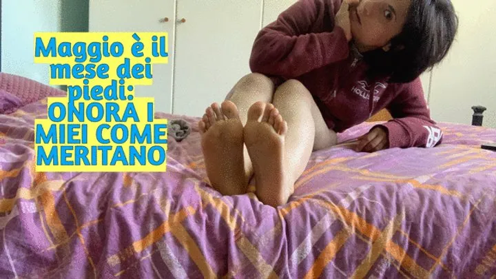 Goddess Taria - Maggio è il mese dei piedi… e tu sei pronto a venerarli?