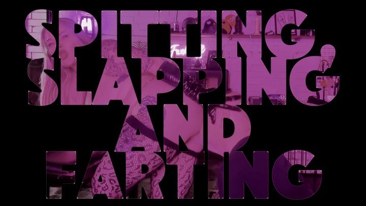 Miss Poison Candi - Spitting, Slapping And Farting
