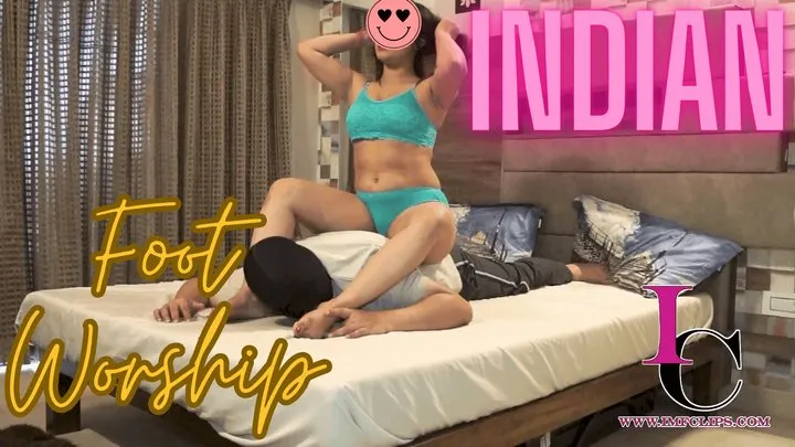 Indian Mistress Femdom - Indian Muslim Feet Licking - Laundry Man Used 5