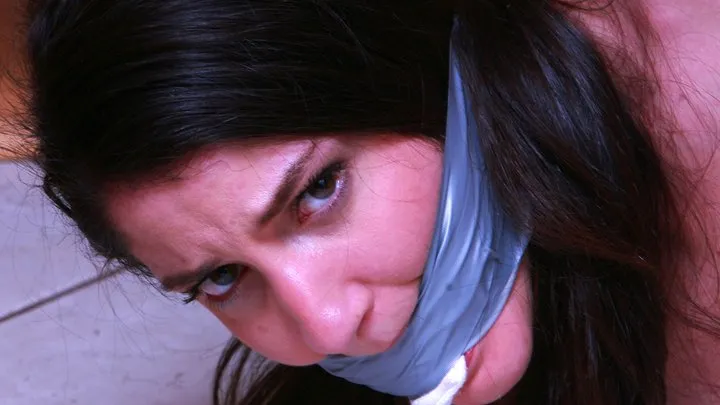 Dominic Wolfe's Gagged Beauties - Cute Housewife Arielle Tightly Bound & Tormented with Her Sock before Being Gagged with it! Nude Escape Attempts! RE ENCODE 2025 *NEW PREVIEW!*