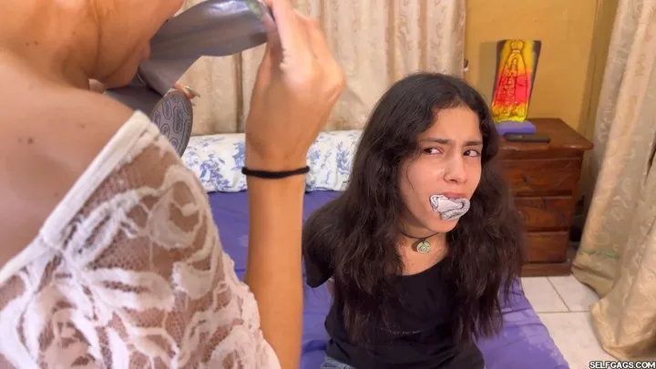 Selfgags - Showing Valeria the Ropes – 18yo Latina’s First Hogtie (SD 480p)