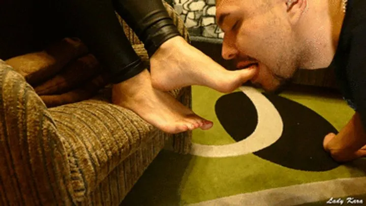 Lady Kara - Worship My Little Gorgeous Feet (1080HD)