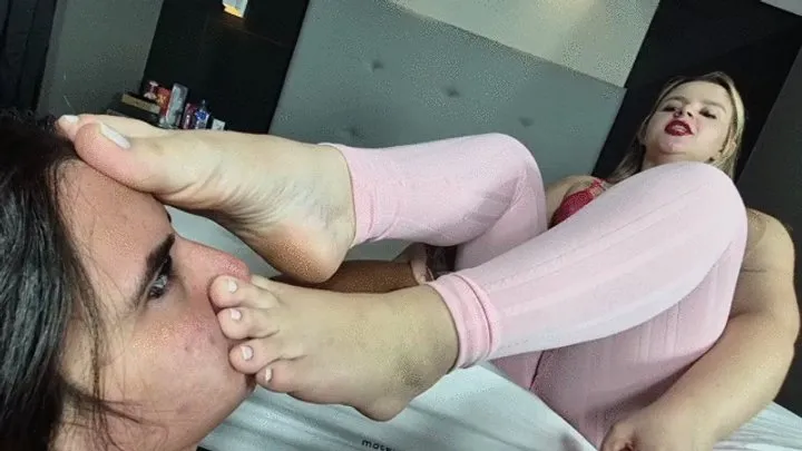 Fetish Factory Brazil Foot Fetish - SMELL MY STINKY FOOT YOU DAMN MAID - BY GABRIELA BLOND - CLIP 4