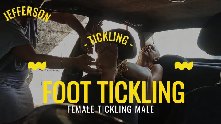 Goddess Foot Fetish - Dominates a man and tickles him in his car (T)
