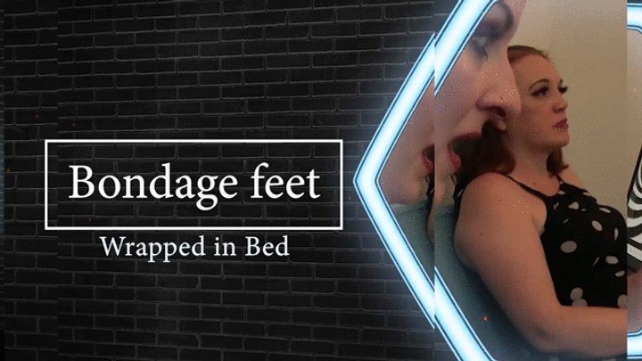 All About Eve - Bondage Pantyhose Feet in bed
