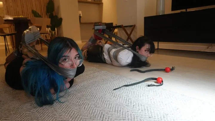 Frenchbondage - Yukii & Hare - Sexy Female Investigators Tied Up And Gagged