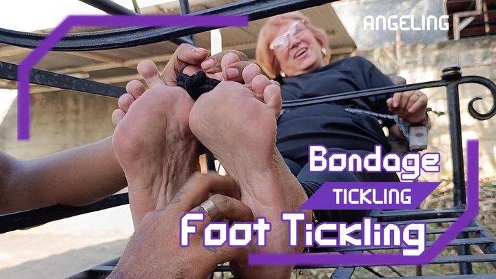 Goddess Foot Fetish - Mature woman receives a lot of tickling on her feet (1)