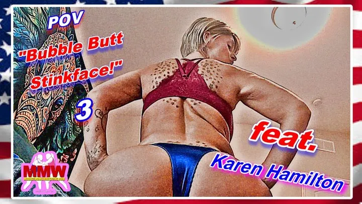 Modest Moms Wrestling - POV - Bubble Butt Stinkface! 4 WMV