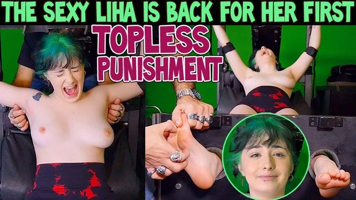 Tickle Frenchtickling  Store - THE SEXY LIHA IS BACK FOR HER FIRST TOPLESS PUNISHMENT - FULL HD MP4