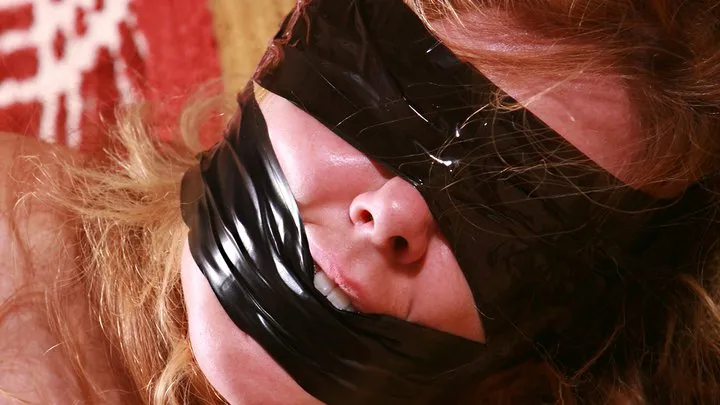 Dominic Wolfe's Gagged Beauties - Curvy Latin Hottie Layla Nude, Tightly Gagged, Blindfolded & Bound Squirming around her House on the Floor! RE EDIT *NEW PREVIEW*
